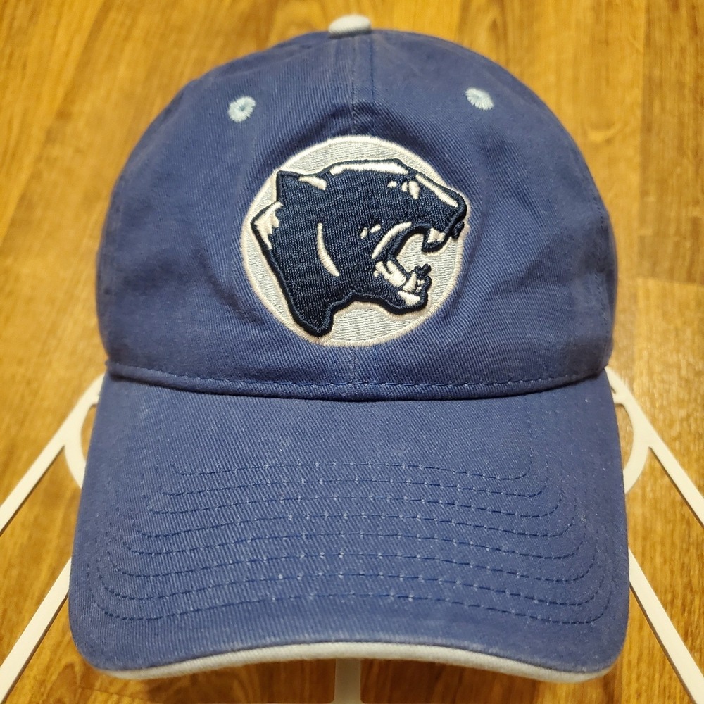 Panthers Hat Cap Adult Strapback Blue Baseball Cap The Game